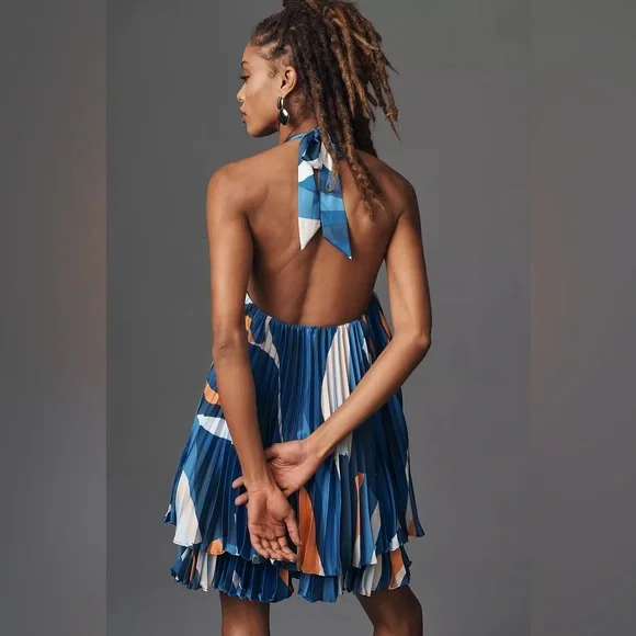 Hutch Halter Pleated Romper - Picture 2 of 3